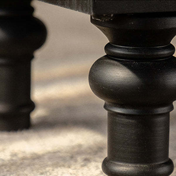 Retro Wood Metal 1-Cabinet Table
