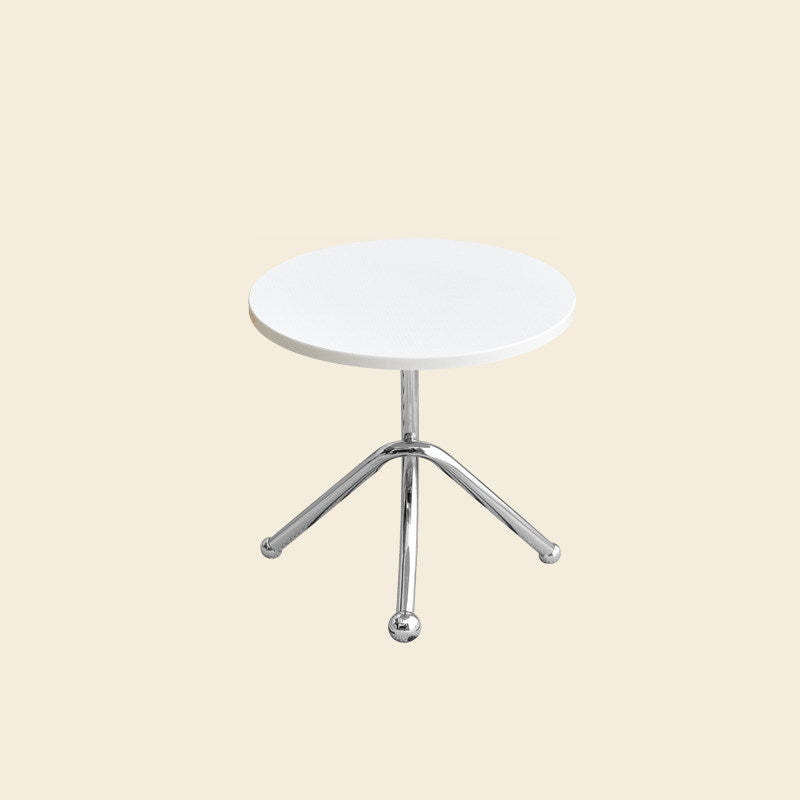 Mid-Century Wood Iron Tripod End Table