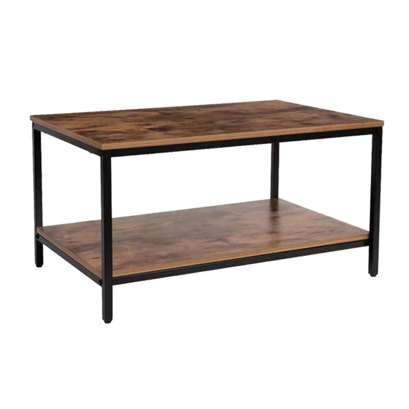 Minimalist MFC Iron 2-Tier Coffee Table