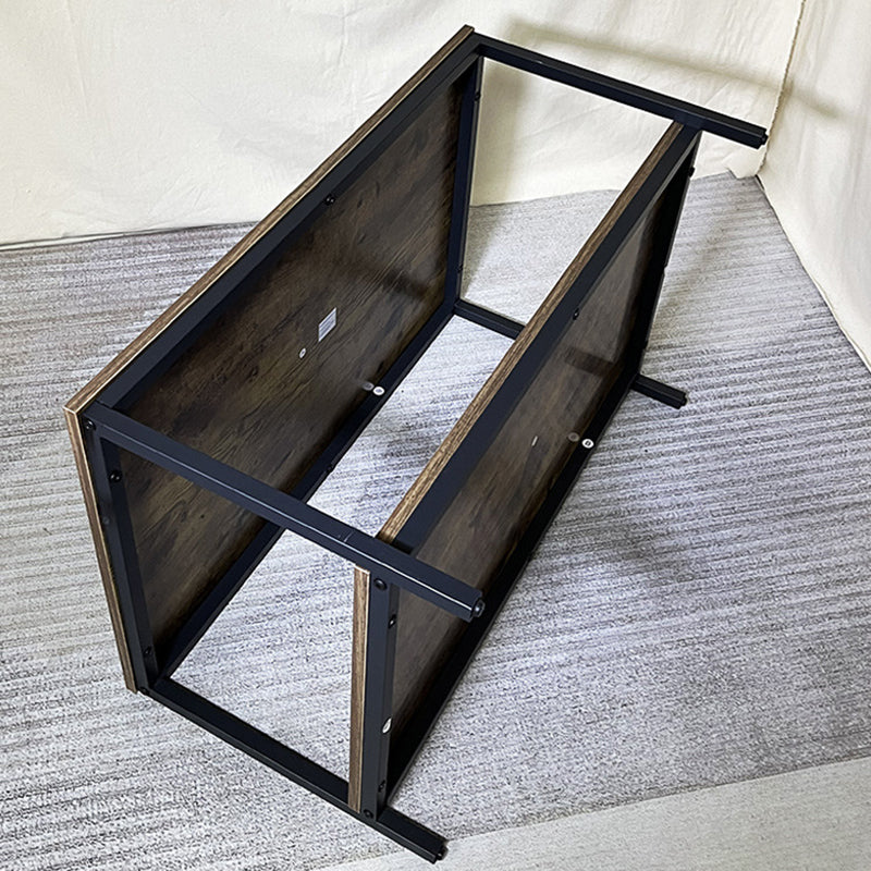 Minimalist MFC Iron 2-Tier Coffee Table