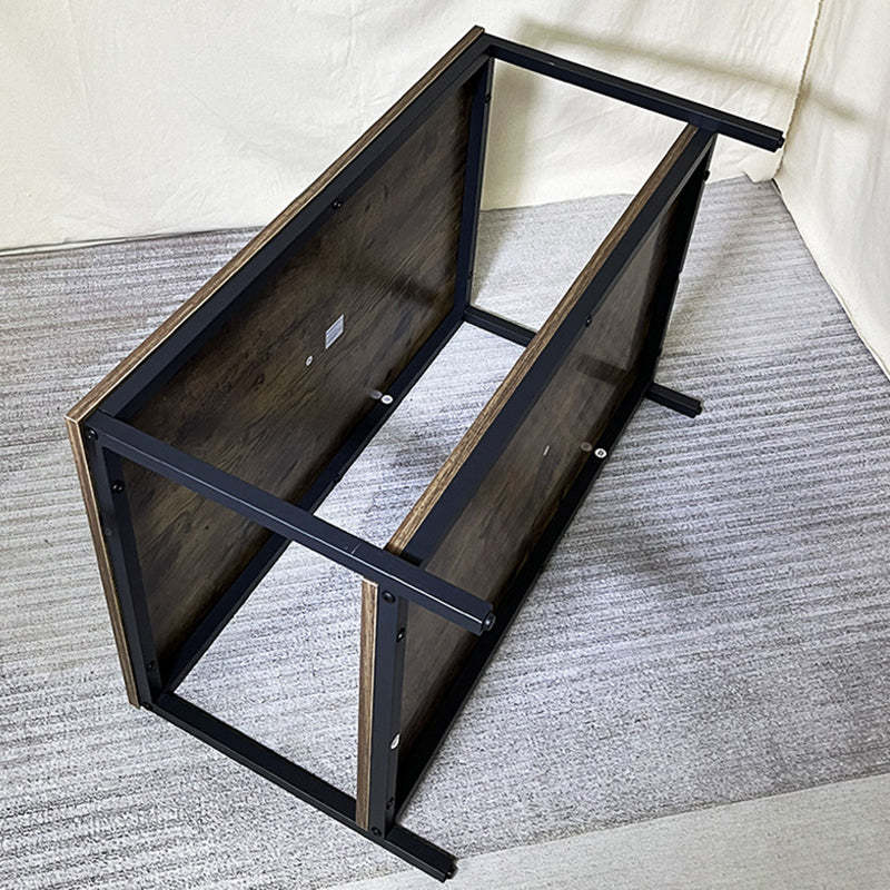 Minimalist MFC Iron 2-Tier Coffee Table