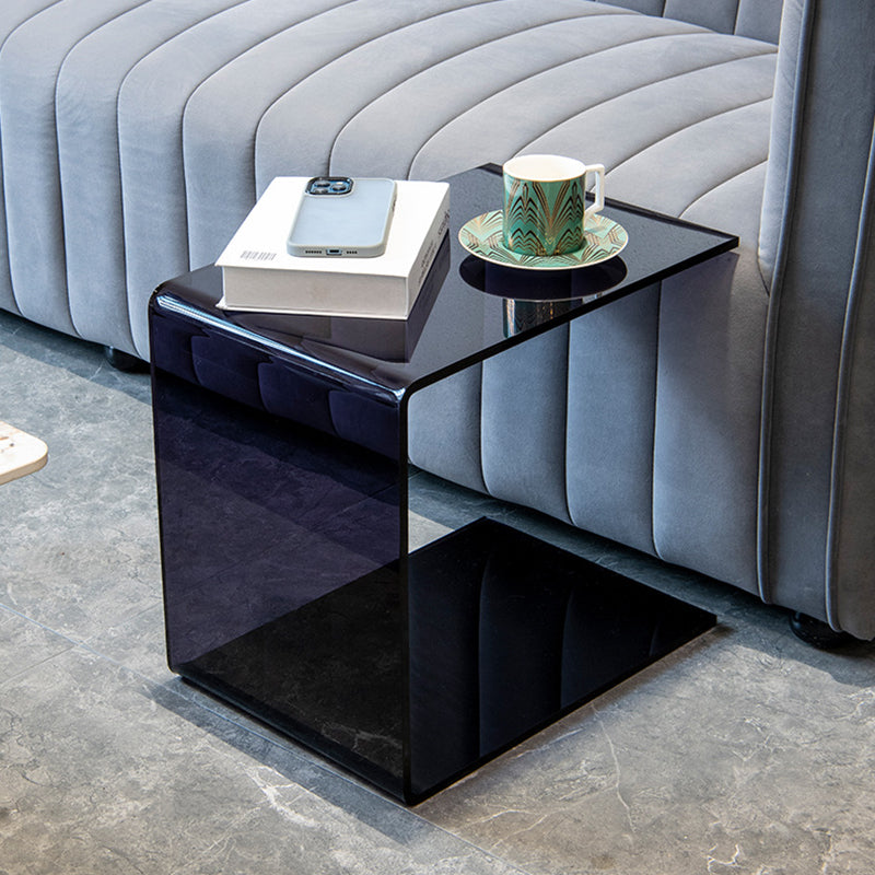 Minimalist Acrylic 2-Tier End Table - 13x9x8