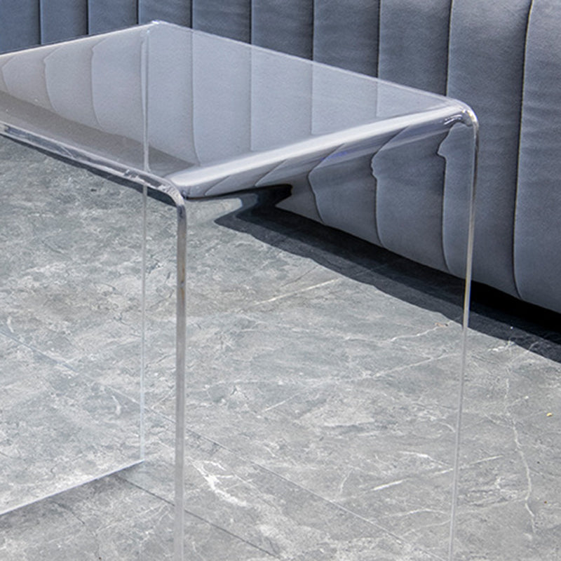 Minimalist Acrylic 2-Tier End Table
