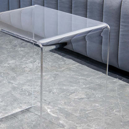 Minimalist Acrylic 2-Tier End Table