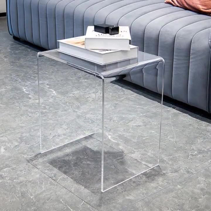 Minimalist Acrylic 2-Tier End Table
