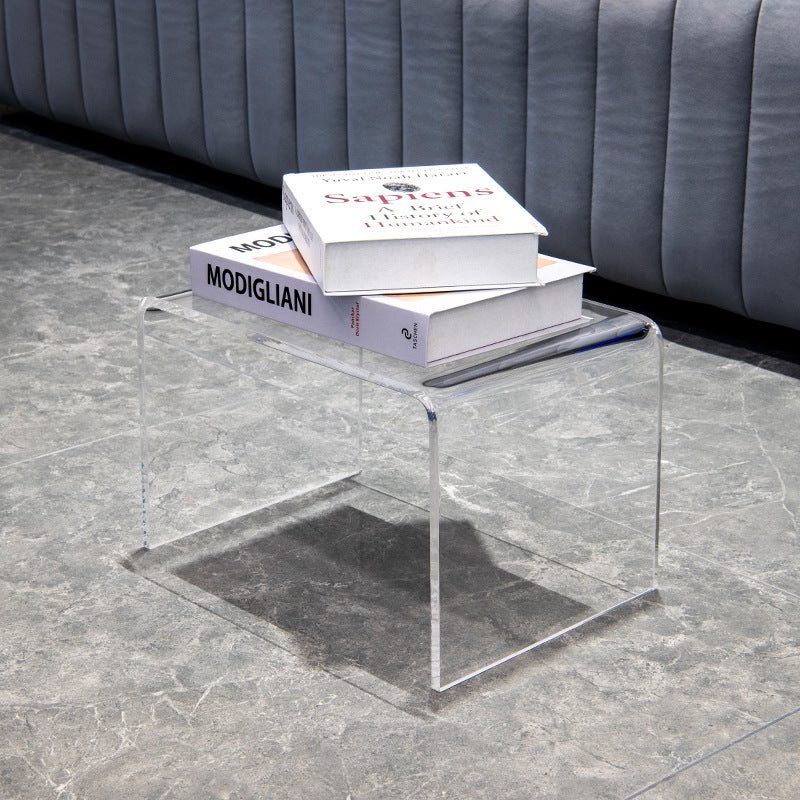 Minimalist Acrylic 2-Tier End Table