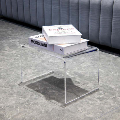 Minimalist Acrylic 2-Tier End Table