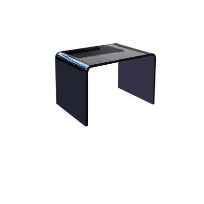 Minimalist Acrylic 2-Tier End Table