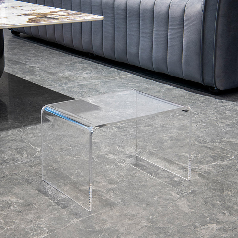Minimalist Acrylic 2-Tier End Table