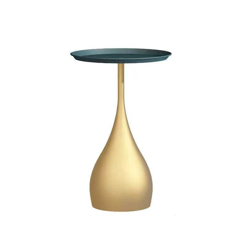 Scandinavian Water Drop Metal End Table