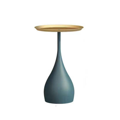 Scandinavian Water Drop Metal End Table