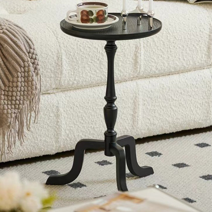 Lighom stand triangle wood end & side tables for entryway
