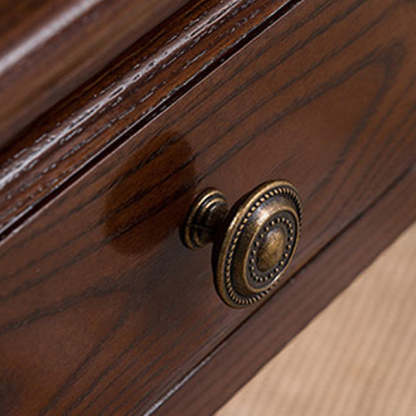 European Solid Wood 2-Tier End Table
