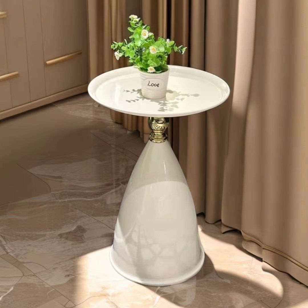 Scandinavian Cone Stainless Steel End Table