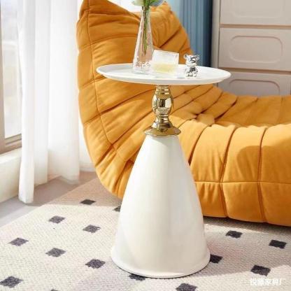 Scandinavian Cone Stainless Steel End Table