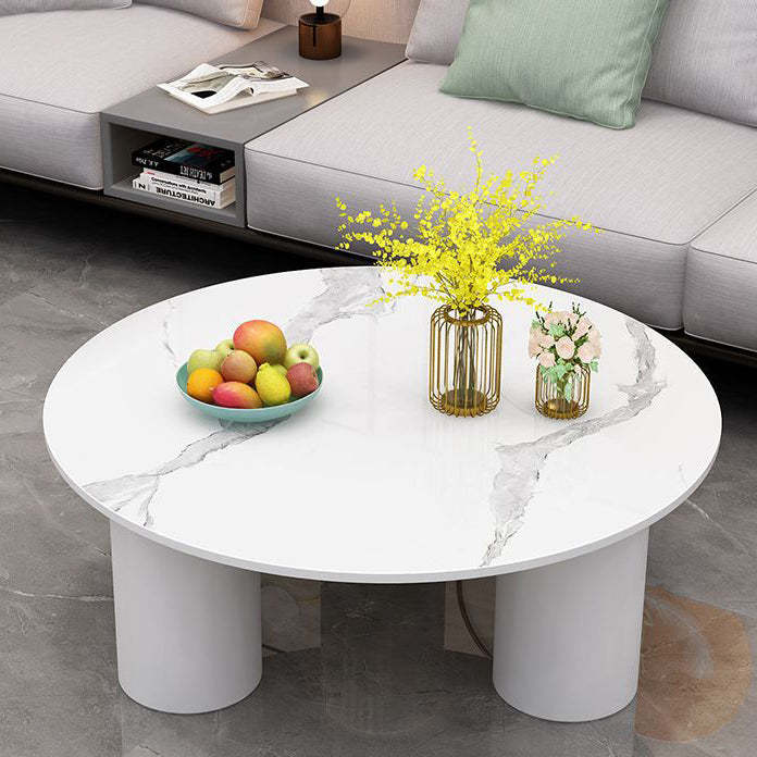 Minimalist Rock Panel Glass Steel End Table — Gray Glass / Black