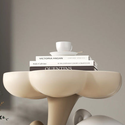 Art Deco Bear Flower Resin End Table