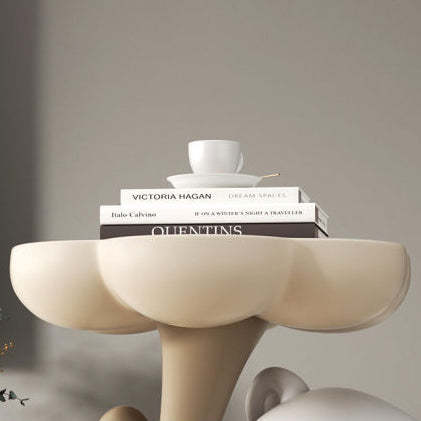 Art Deco Bear Flower Resin End Table