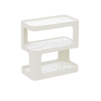 Scandinavian Rock End Table 3-Tier