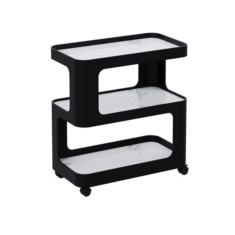 Scandinavian Rock End Table 3-Tier
