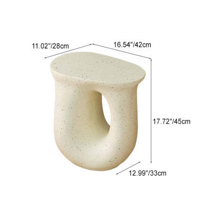 Wine Glass Magnesium Oxide End Table