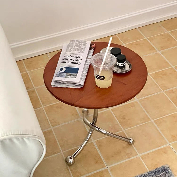 Chinese Orb Stainless Steel End Table