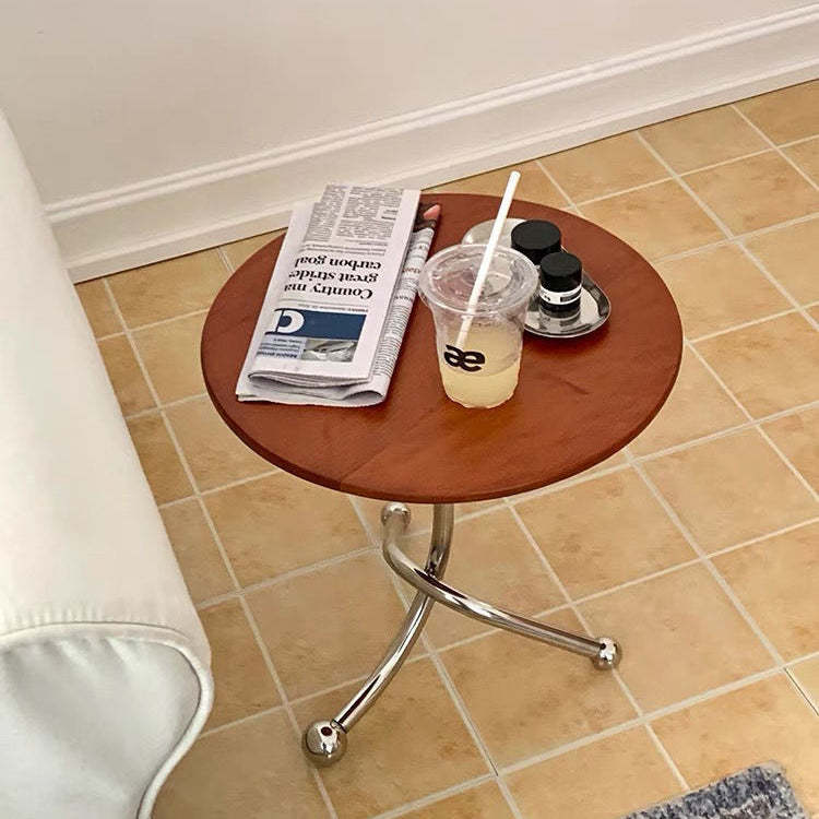 Chinese Orb Stainless Steel End Table