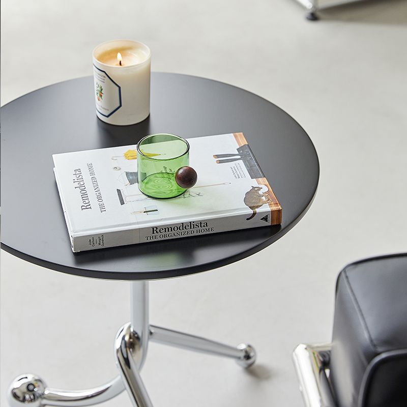 Chinese Orb Stainless Steel End Table