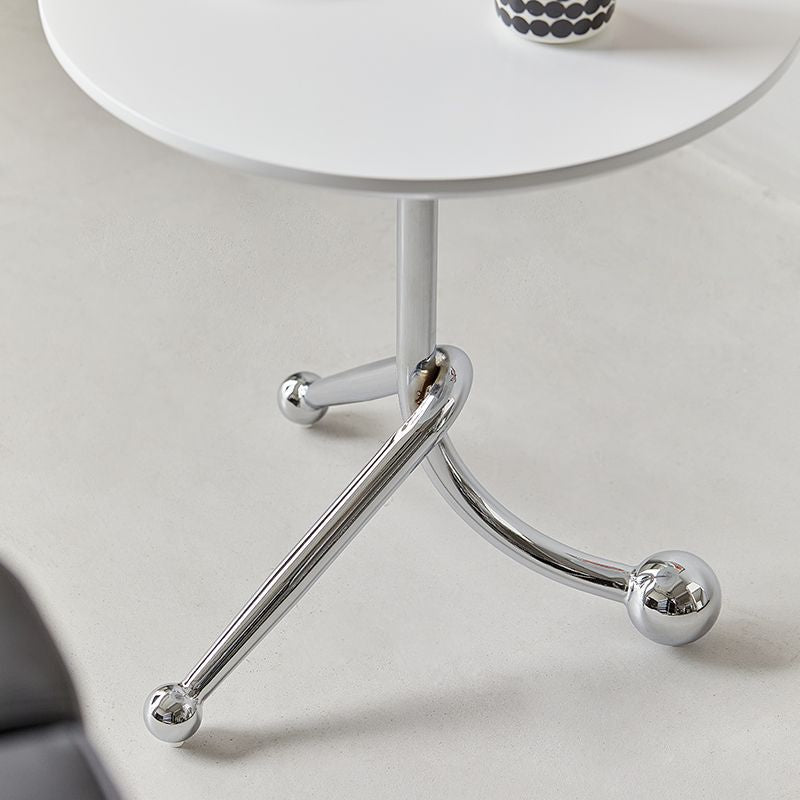 Chinese Orb Stainless Steel End Table