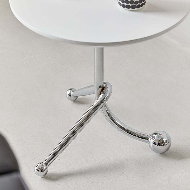 Chinese Orb Stainless Steel End Table