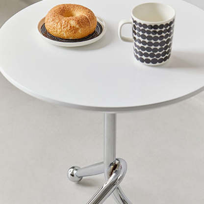 Chinese Orb Stainless Steel End Table