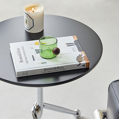 Chinese Orb Stainless Steel End Table