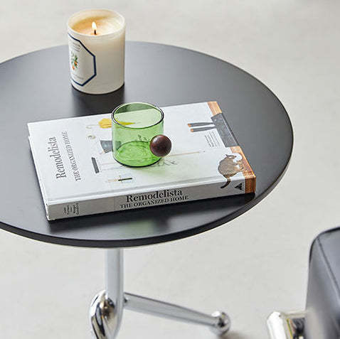 Chinese Orb Stainless Steel End Table