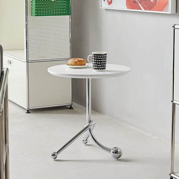 Chinese Orb Stainless Steel End Table