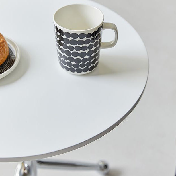Chinese Orb Stainless Steel End Table