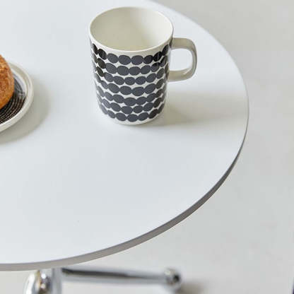 Chinese Orb Stainless Steel End Table