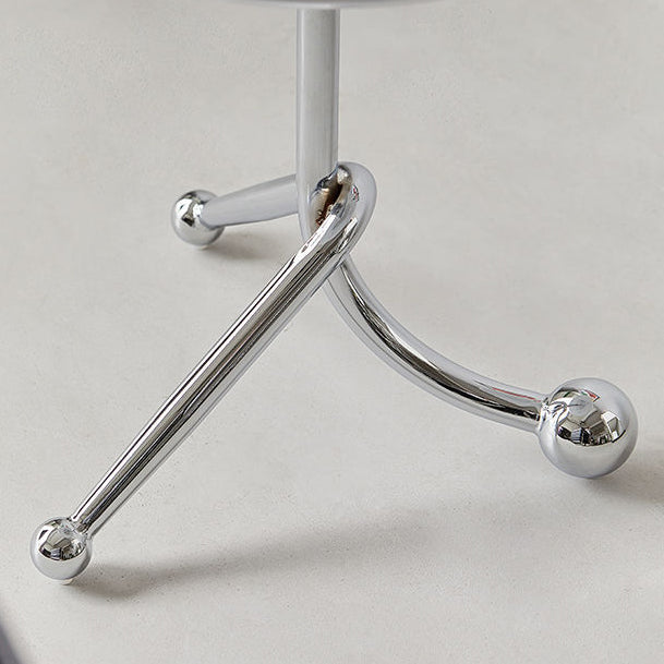 Chinese Orb Stainless Steel End Table