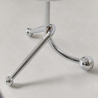 Chinese Orb Stainless Steel End Table