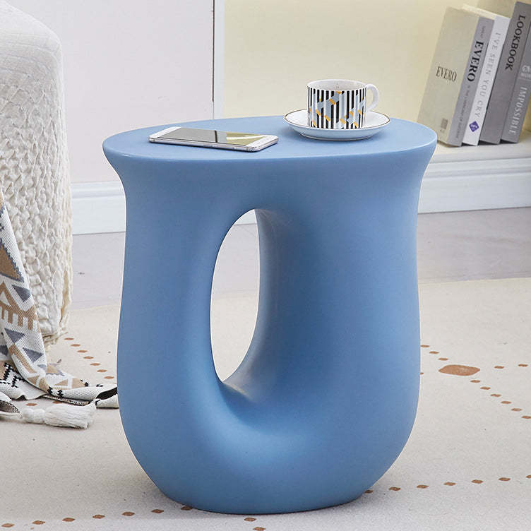 Art Deco Dopamine U-Shape Plastic End Table
