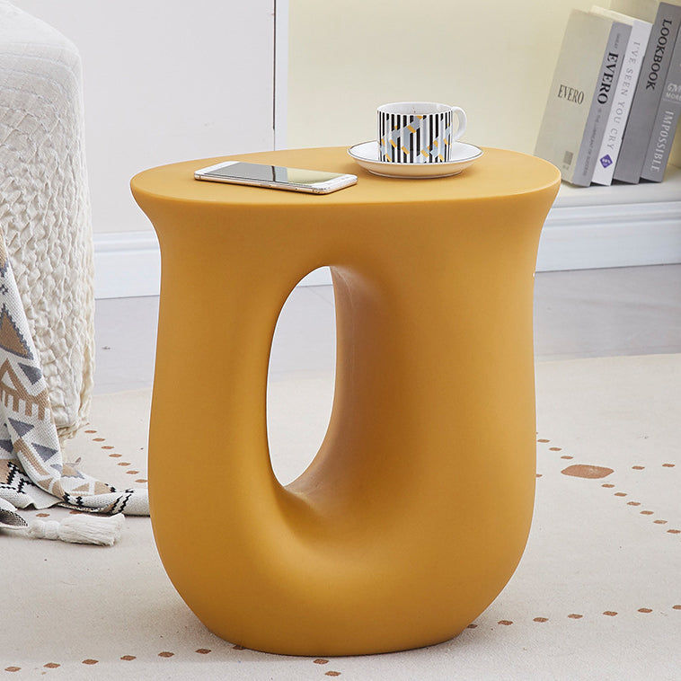 Art Deco Dopamine U-Shape Plastic End Table