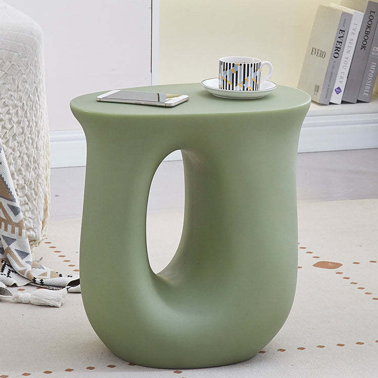 Art Deco Dopamine U-Shape Plastic End Table