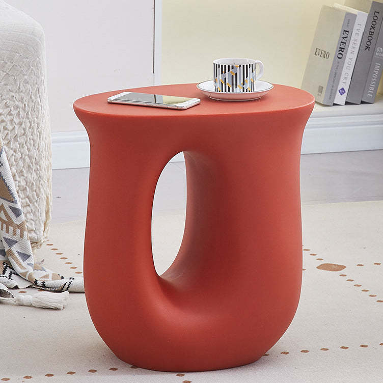 Art Deco Dopamine U-Shape Plastic End Table