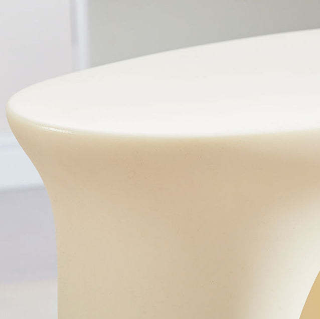 Art Deco Dopamine U-Shape Plastic End Table — Yellow