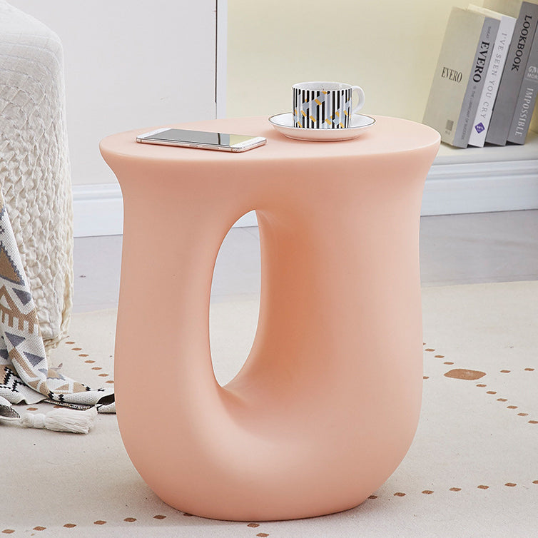 Art Deco Dopamine U-Shape Plastic End Table