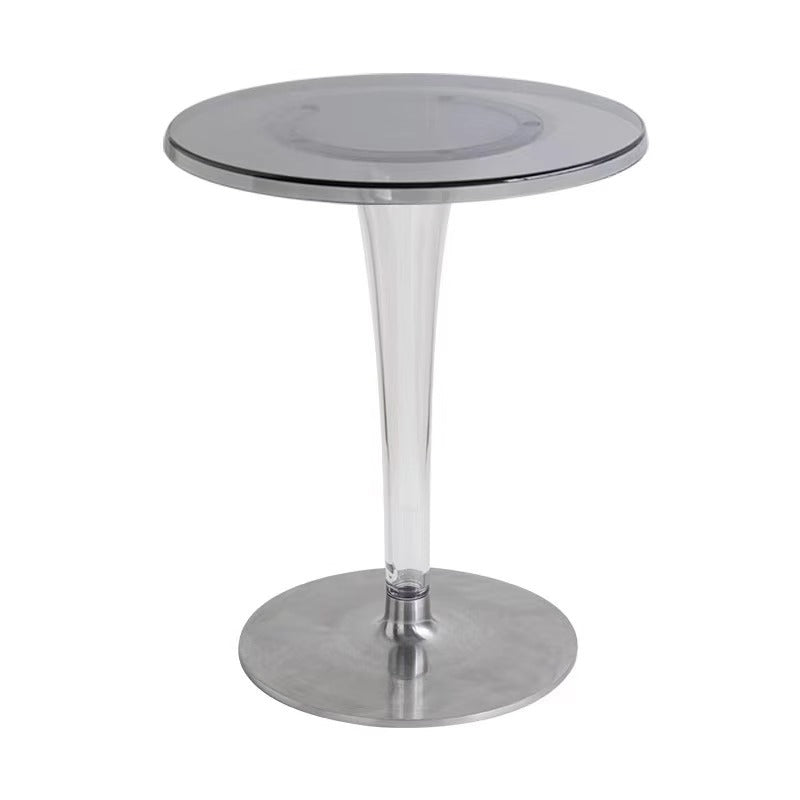 Minimalist Cylinder Aluminum End Table