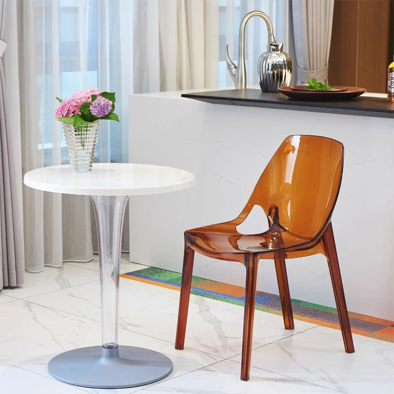 Minimalist Cylinder Aluminum End Table