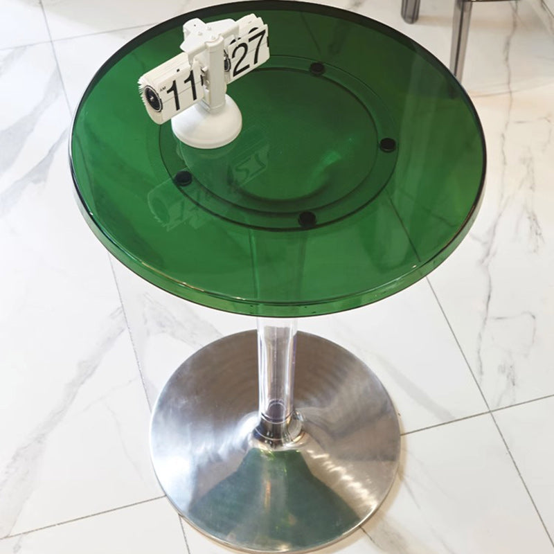 Minimalist Cylinder Aluminum End Table