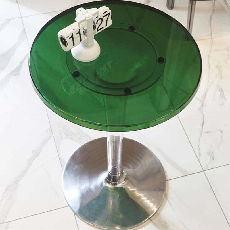 Minimalist Cylinder Aluminum End Table