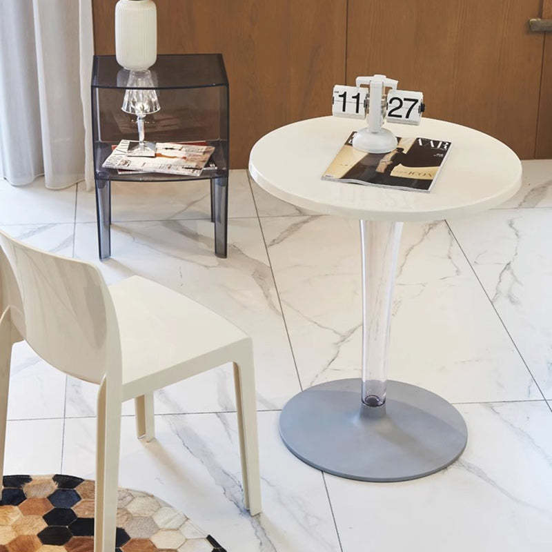 Minimalist Cylinder Aluminum End Table