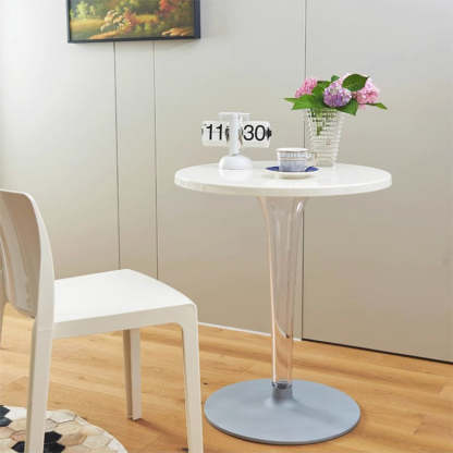 Minimalist Cylinder Aluminum End Table